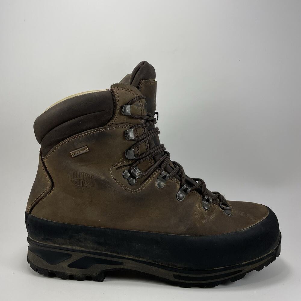 Whites Owyhee 6" Hunting Hiking Boots Mens Size 8 Brown Leather Vibram HH510